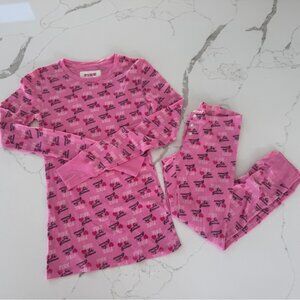 2007 RARE Victoria's Secret PINK ski bunny matching lounge/pajama set -size XS/S